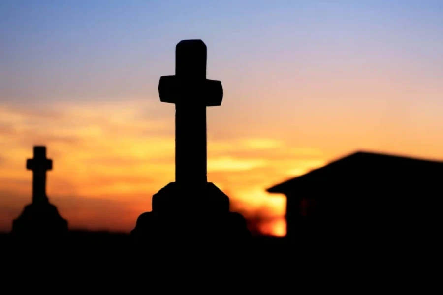 Vista de una necrópolis.