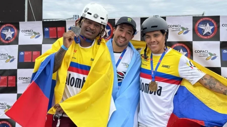 GANADOR. El argentino fue primero seguido de dos colombianos.