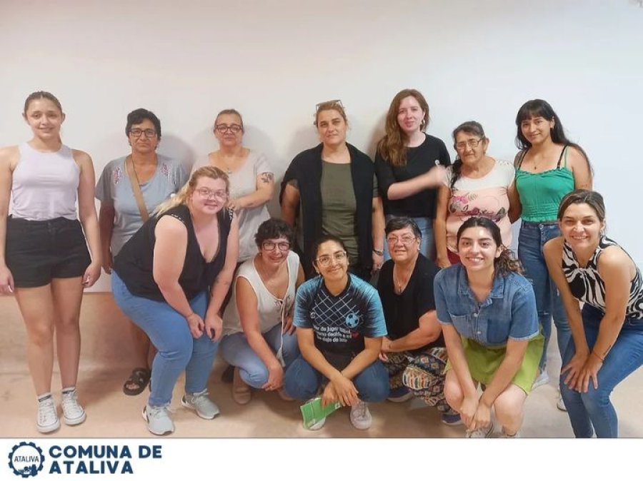 Las participantes en la interesante propuesta-