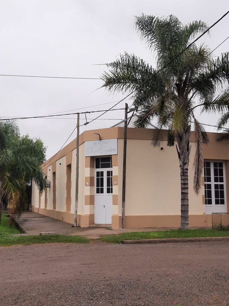 El salón en el que tendrá lugar la fiesta.