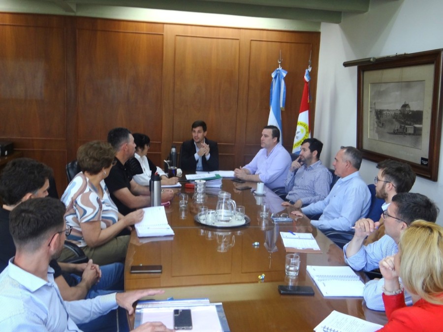 Viotti y concejales avanzan en proyectos claves para Rafaela.