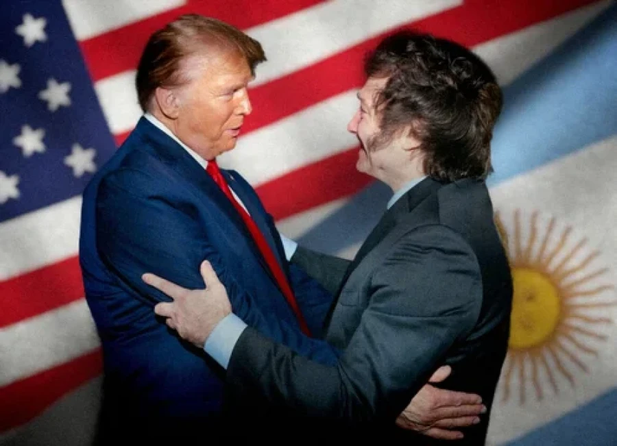 Javier Milei felicit&oacute; a Donald Trump.
