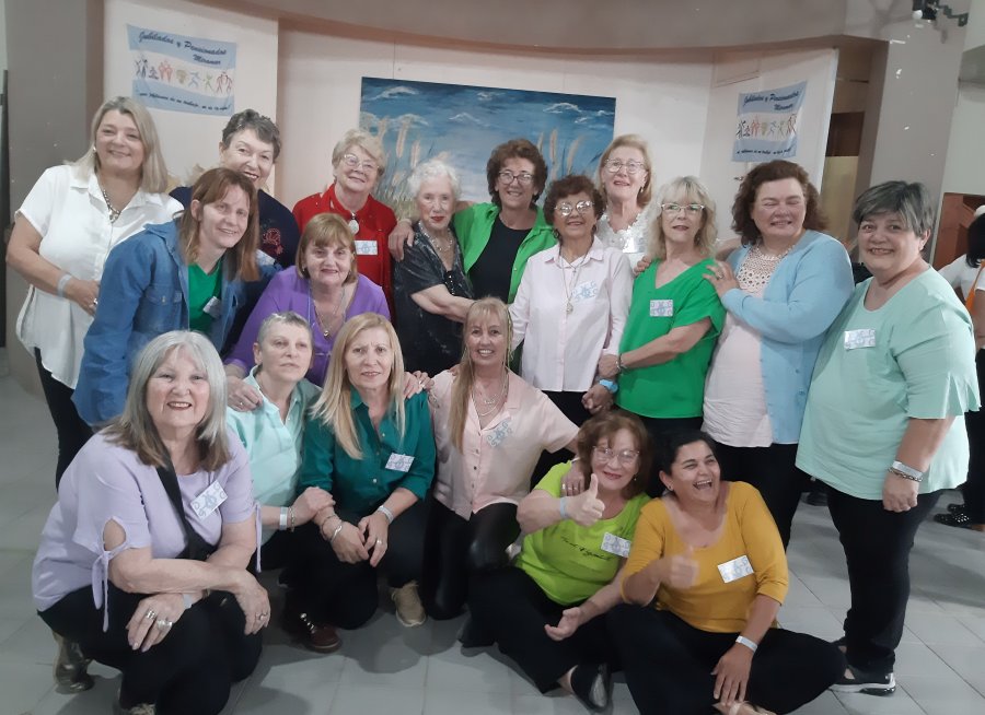 Integrantes de la agrupación moisesvillense que se presentó en Miramar.