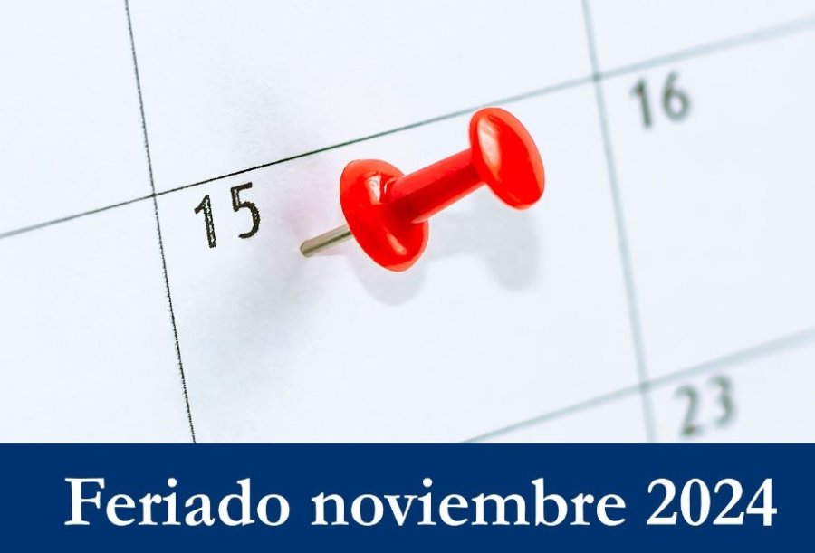 El viernes 15 de noviembre ser&aacute; feriado administrativo provincial, lo que beneficia al sector p&uacute;blico.