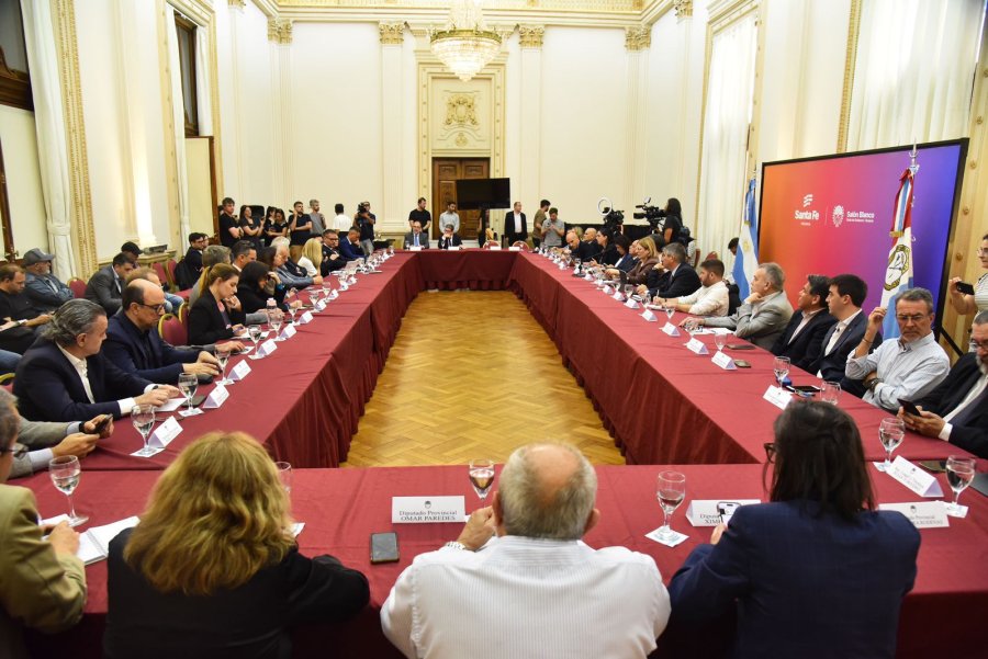La reuni&oacute;n de la Junta de Seguridad se llev&oacute; a cabo con una amplia participaci&oacute;n institucional. (FOTO SCS)