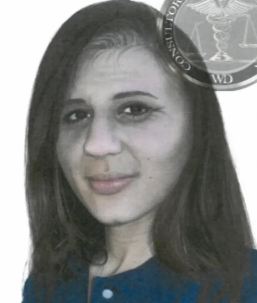 Así se vería ahora Maria Cash según la inteligencia artificial, en una imagen difundida por la Policía de Salta.