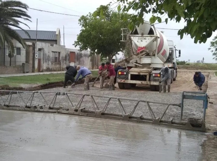 La aspiración es tener el 100% de las calles pavimentadas.
