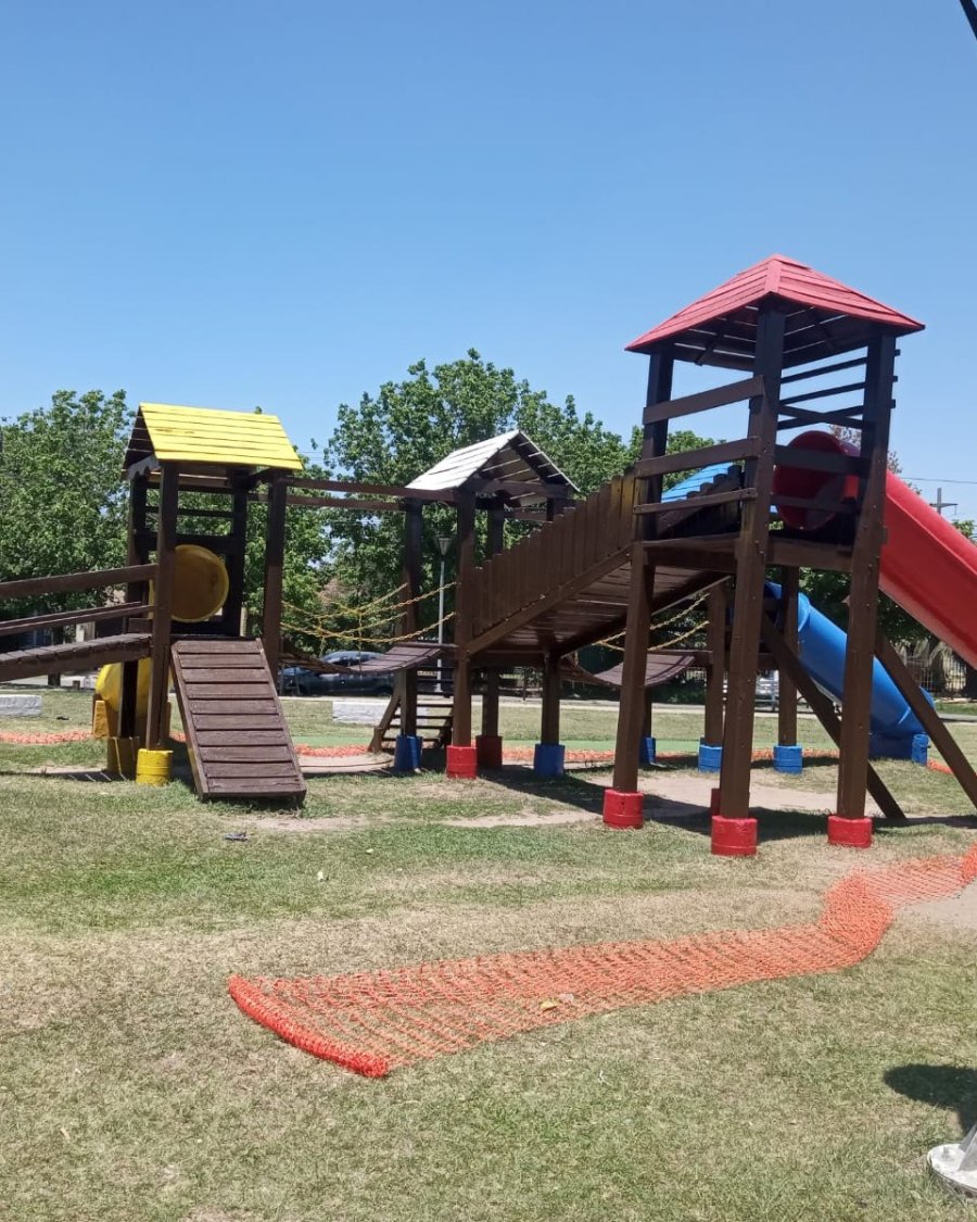 Un sector del espacio público intervenido.