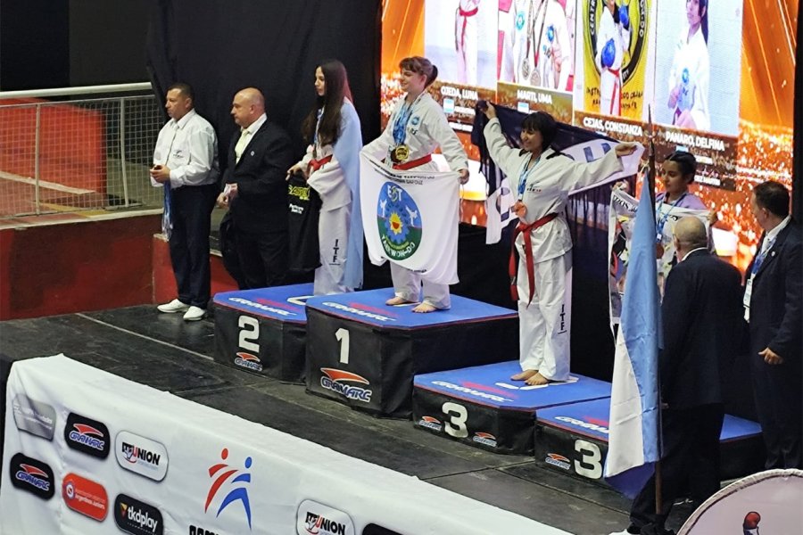 PODIO. Ben Hur tuvo presencia internacional.