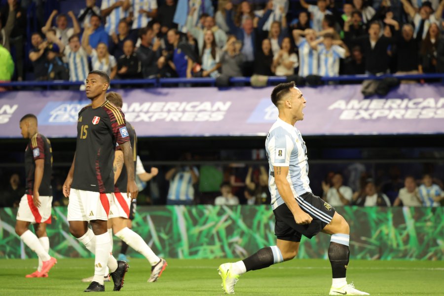 GOLAZO. La pirueta de Lautaro fue espectacular.