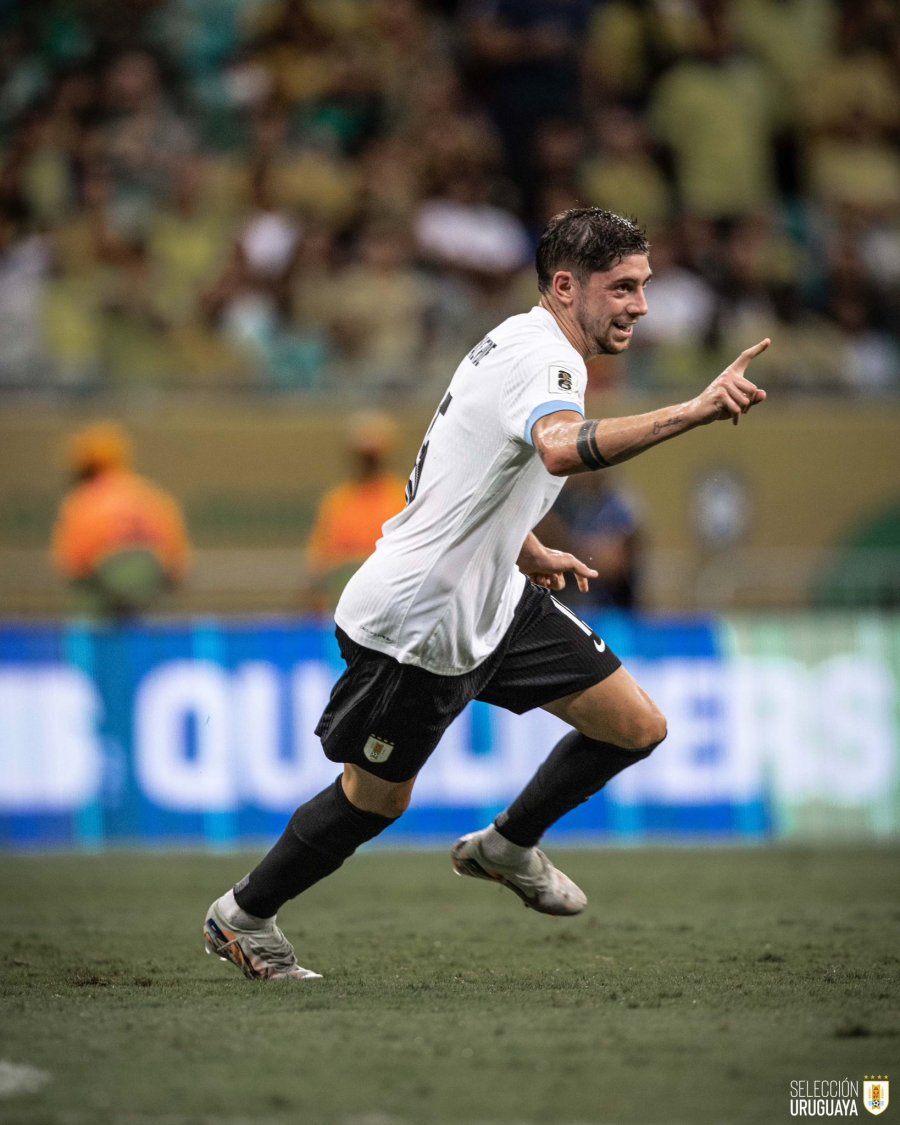 ABRIO LA CUENTA. Federico Valverde, autor del gol uruguayo.