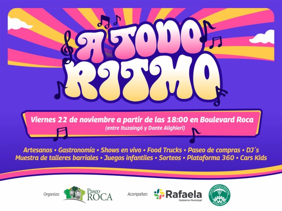 Paseo Roca, una opci&oacute;n para comenzar bien arriba el fin de semana.