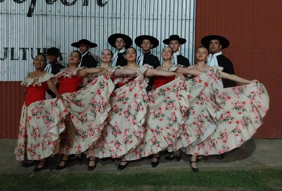 El ballet durante su presentación.