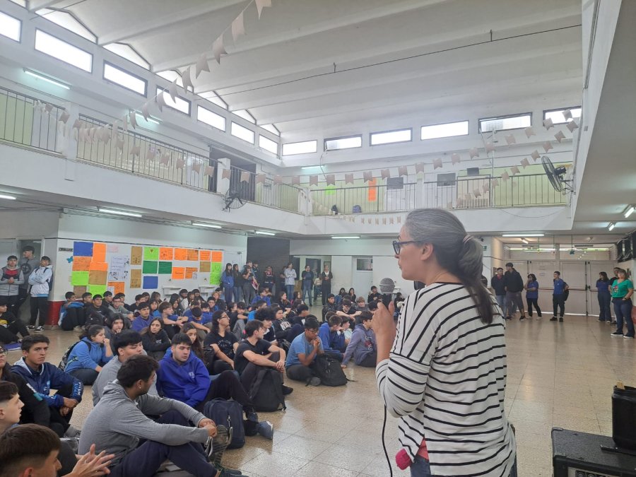 Vista general de uno de los encuentros.