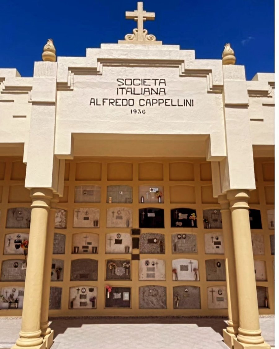 Así luce el panteón tras ser restaurado.