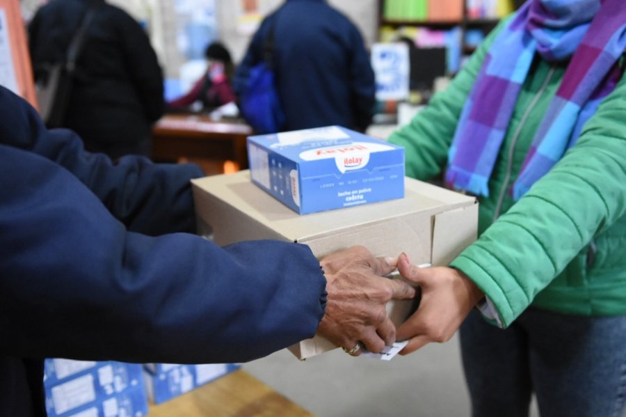 La entrega de refuerzo alimentario se realiza con normalidad,