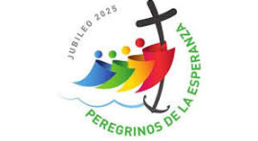 El logo que identifica el Jubileo 2025.