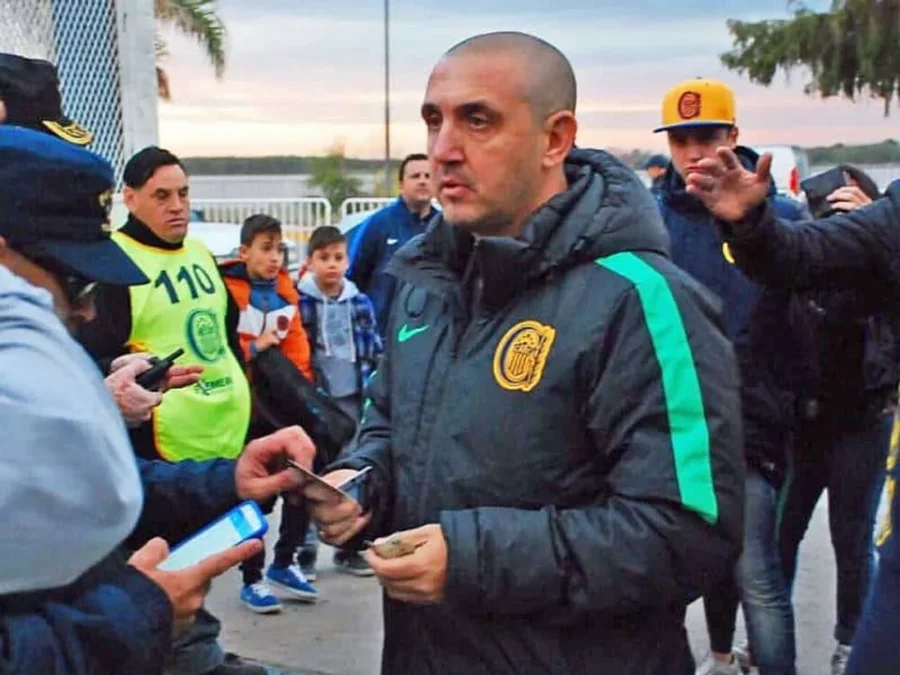 El ex líder de la barra brava de Rosario Central, "Pillín" Bracamonte.