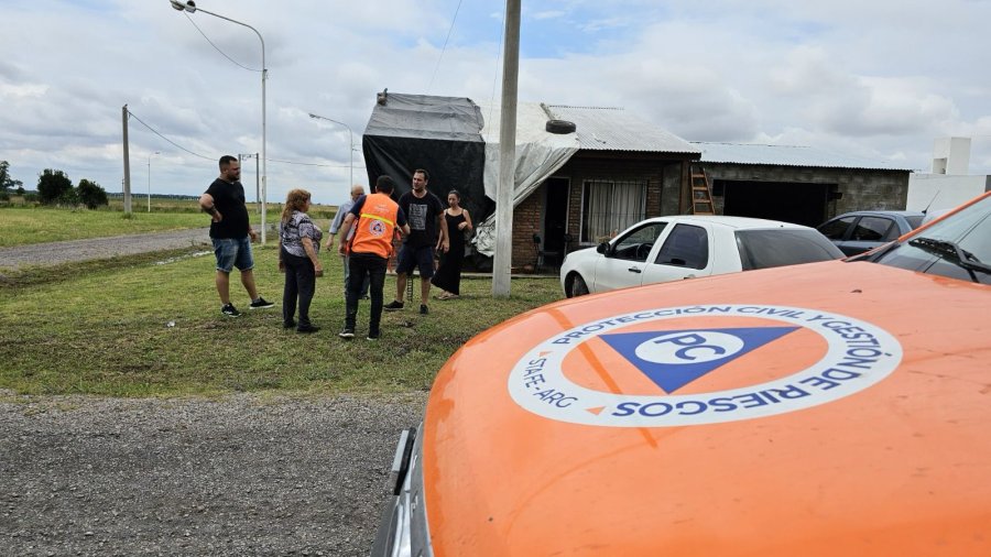 Provincia asiste en las localidades con más daños por el temporal.