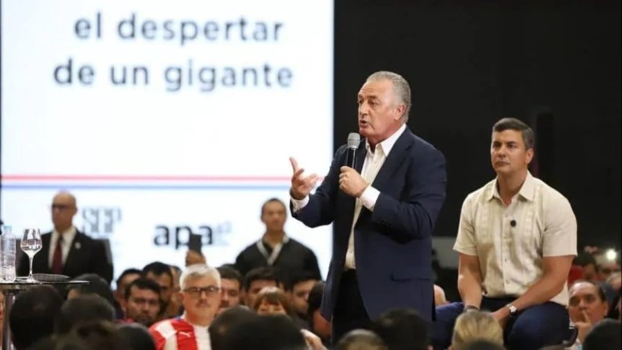 GUSTAVO ALFARO DIO UN DISCURSO JUNTO AL PRESIDENTE DE PARAGUAY