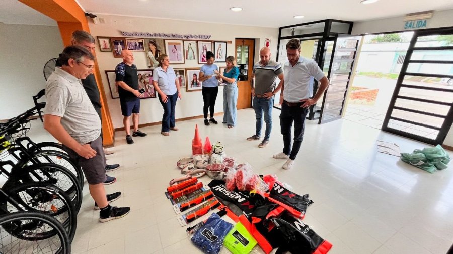 Momentos en que se efectivizó la entrega.