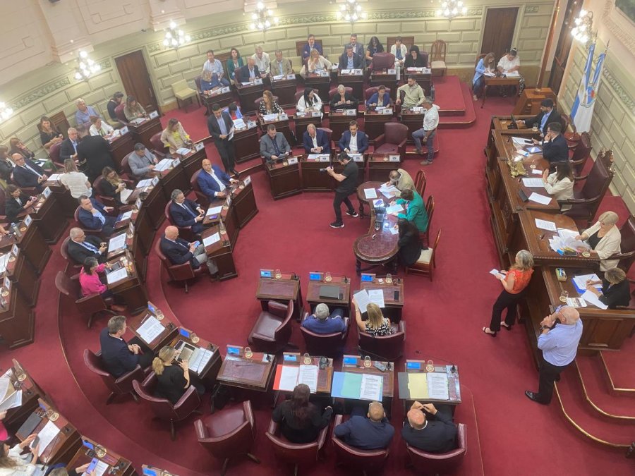SESI&Oacute;N SIN REFORMA. Los diputados en el recinto este jueves, con un temario que no incluy&oacute; la ley sobre la Constituci&oacute;n.