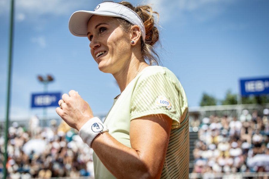 POLACA. Katarzyna Kawa venció a la local Lourdes Carlé.