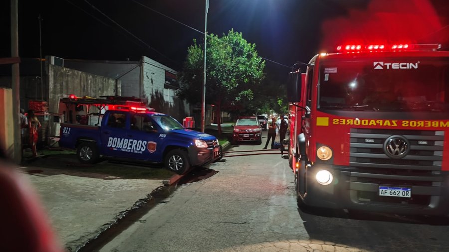 La vivienda se vio afectada de forma total en tres ambientes.