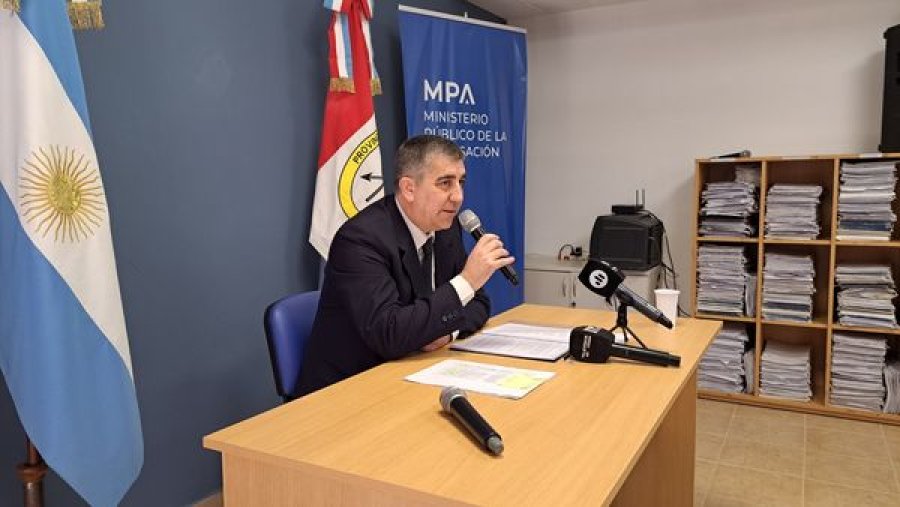 El Fiscal durante su exposición.