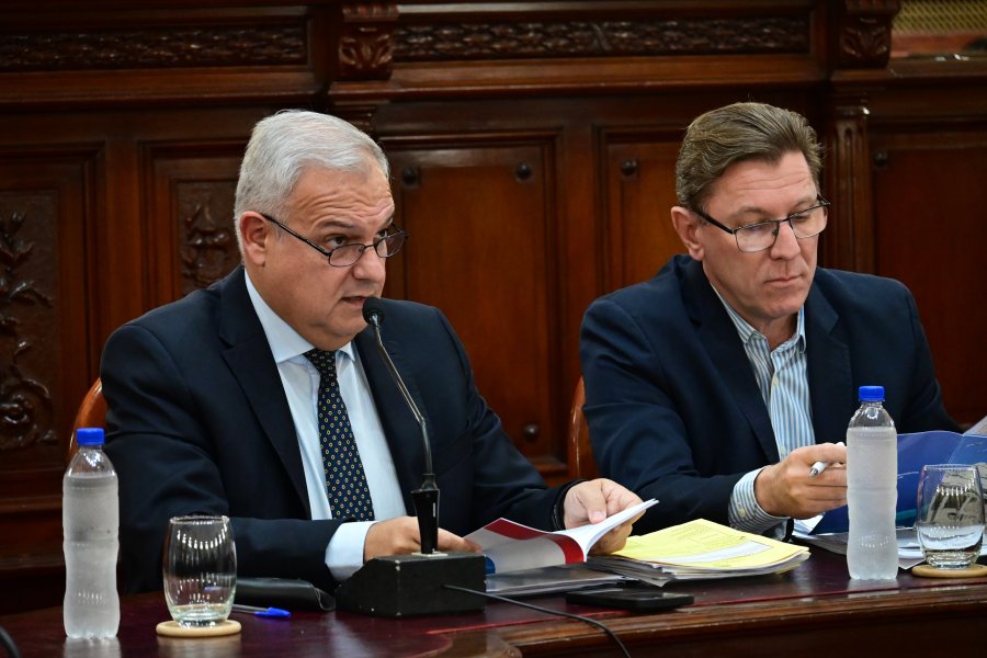 Pablo Far&iacute;as, como presidente de la Comisi&oacute;n de Asuntos Constitucionales, fue el moderador del debate. (PRENSA DIPUTADOS)