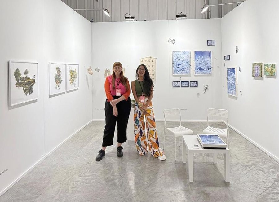 STAND EN PINTA. La galer&iacute;a rafaelina lleg&oacute; a Miami.