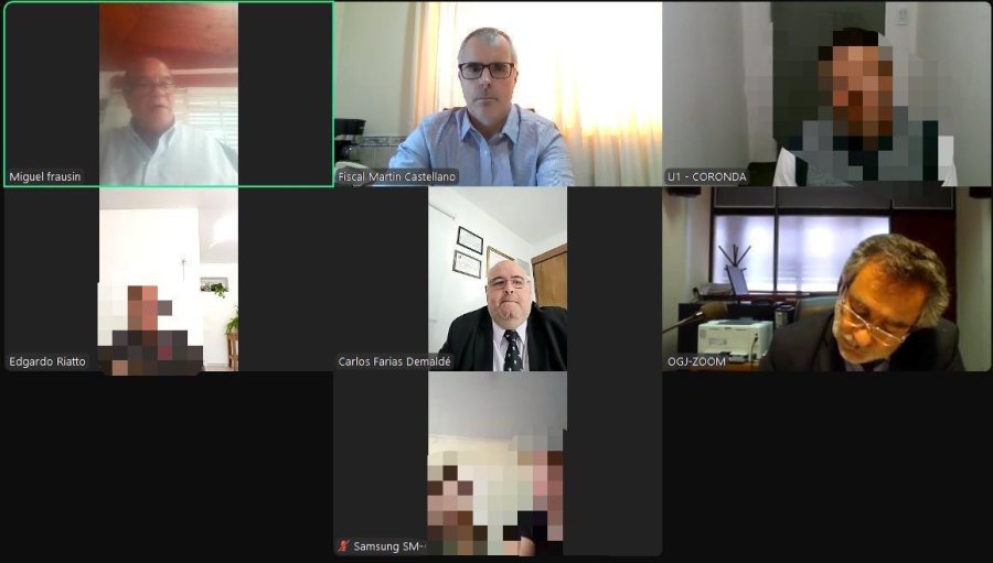 25 AÑOS. Así lo adelantó el fiscal Martín Castellano, en la audiencia preliminar realizada el miércoles de manera remota en los tribunales de Rafaela.