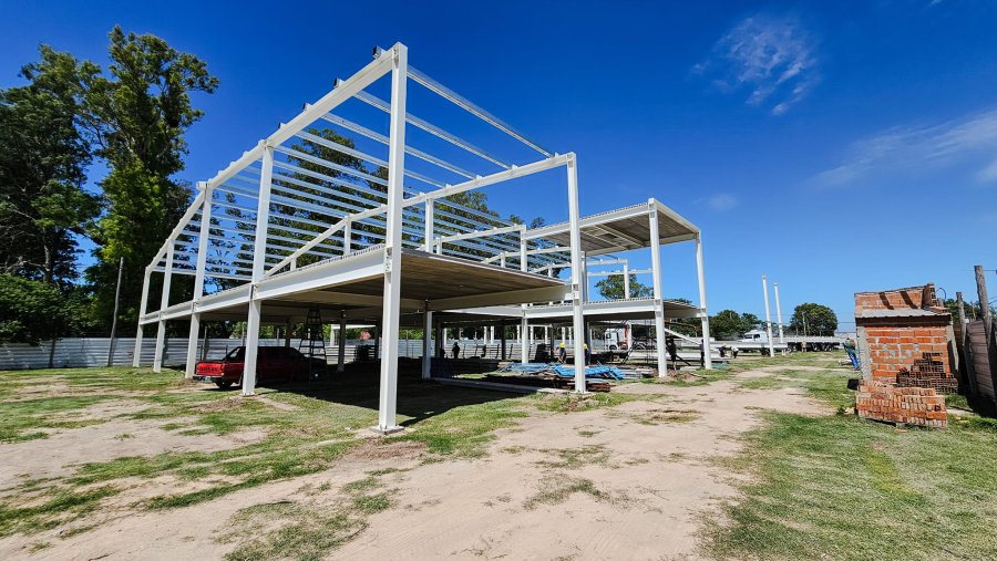 Vista general de la obra.