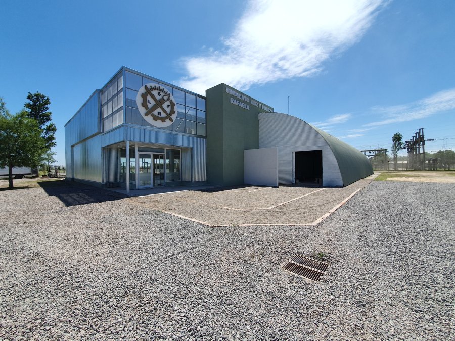 Este viernes se inaugura la nueva sede social del Sindicato de Luz y Fuerza de Rafaela. (FOTO DIEGO CAMUSSO)