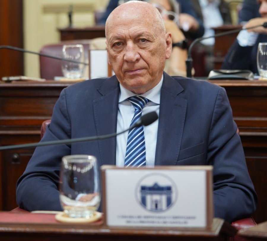 Antonio Bonfatti aplaudi&oacute; la aprobaci&oacute;n de la ley en la madrugada de este viernes. (PRENSA DIPUTADOS)