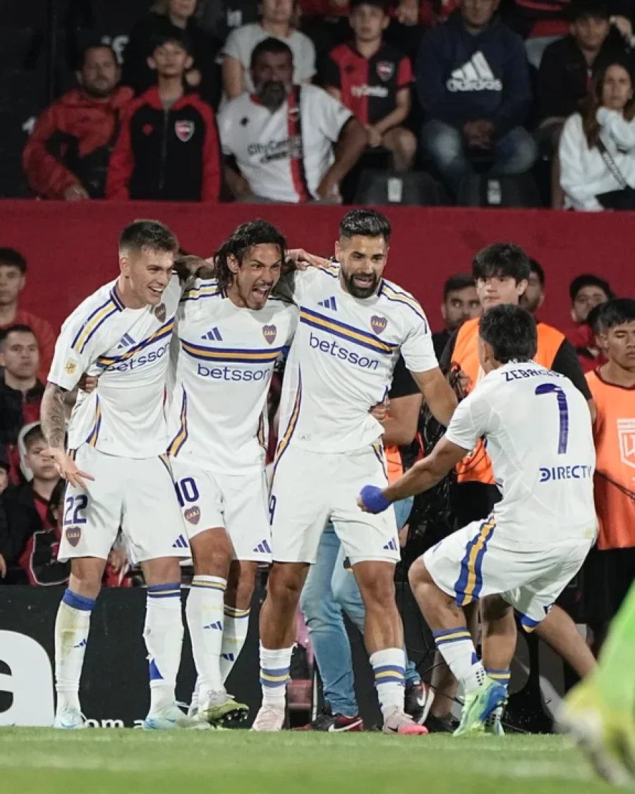 BOCA CELEBRÓ EN ROSARIO AL GANARLE POR LA MÍNIMA A LA LEPRA
