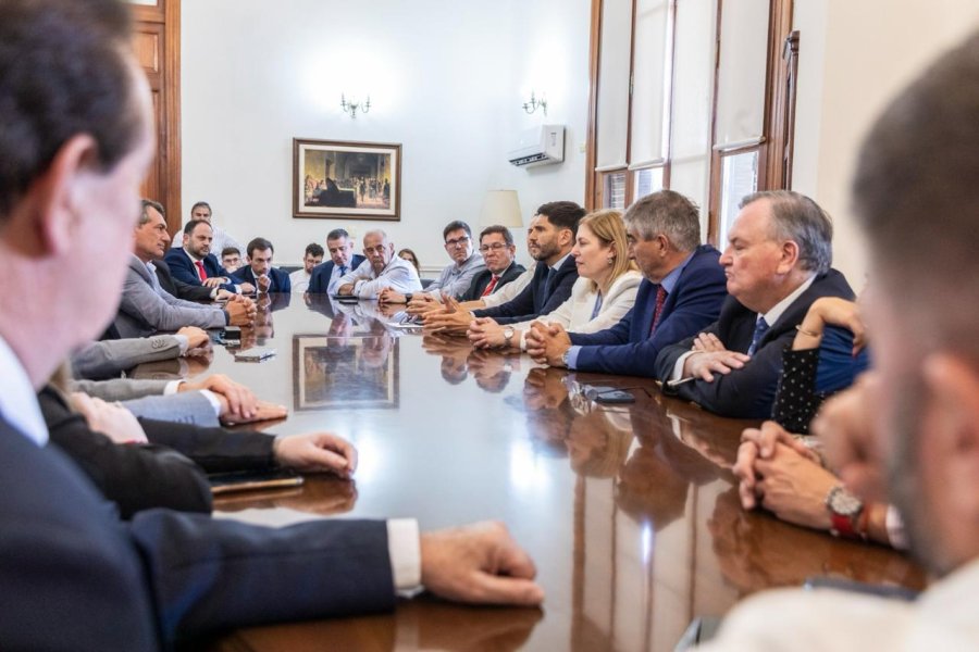 El viernes por la tarde, senadores y diputados entregaron la ley de la reforma al gobernador Pullaro.