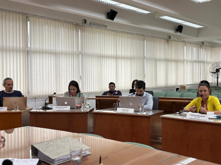 Los concejales opositores Racca, Caruso, Senn y Soltermam renovaron las cr&iacute;ticas por la falta de licitaciones por parte del Ejecutivo.