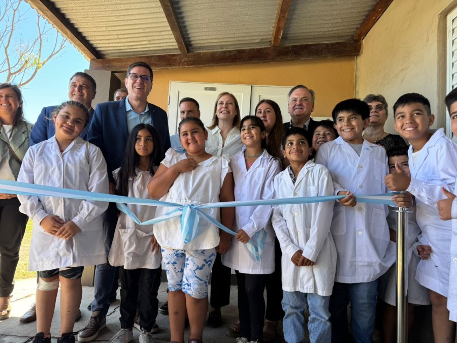 El ministro de Educación de Santa Fe, José Goity, realizó una recorrida por el departamento San Cristóbal.