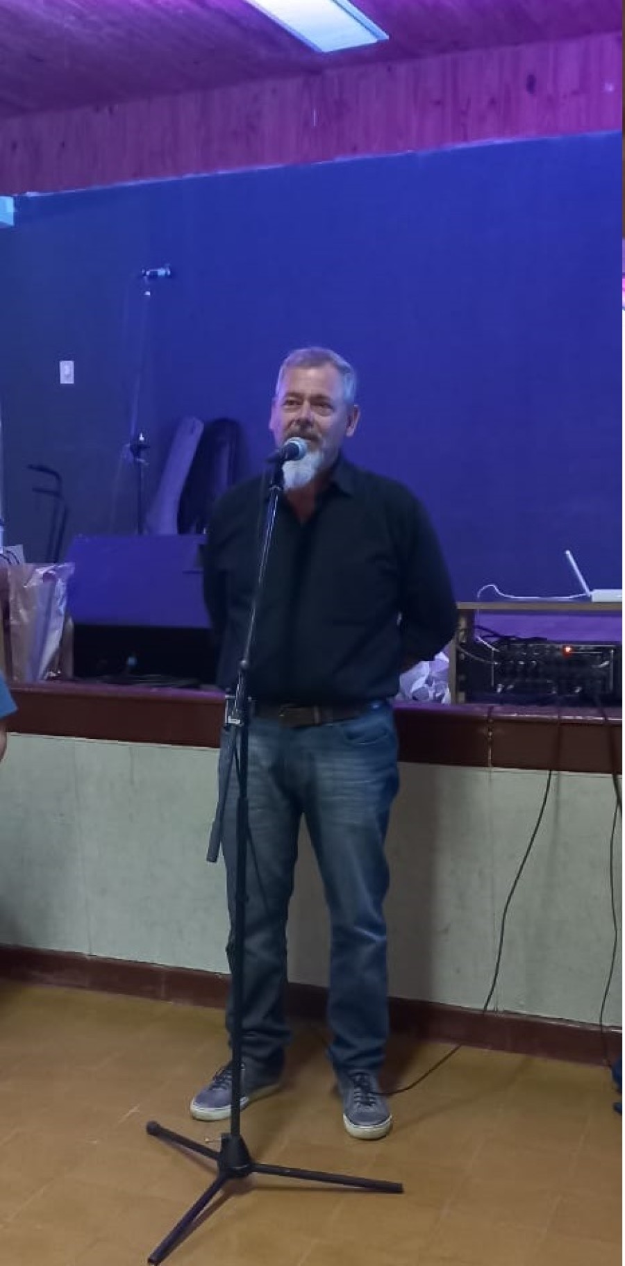 Rafael Cravero durante su alocución.