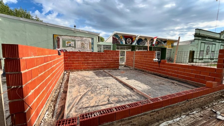 La obra encarada en el establecimiento educativo.