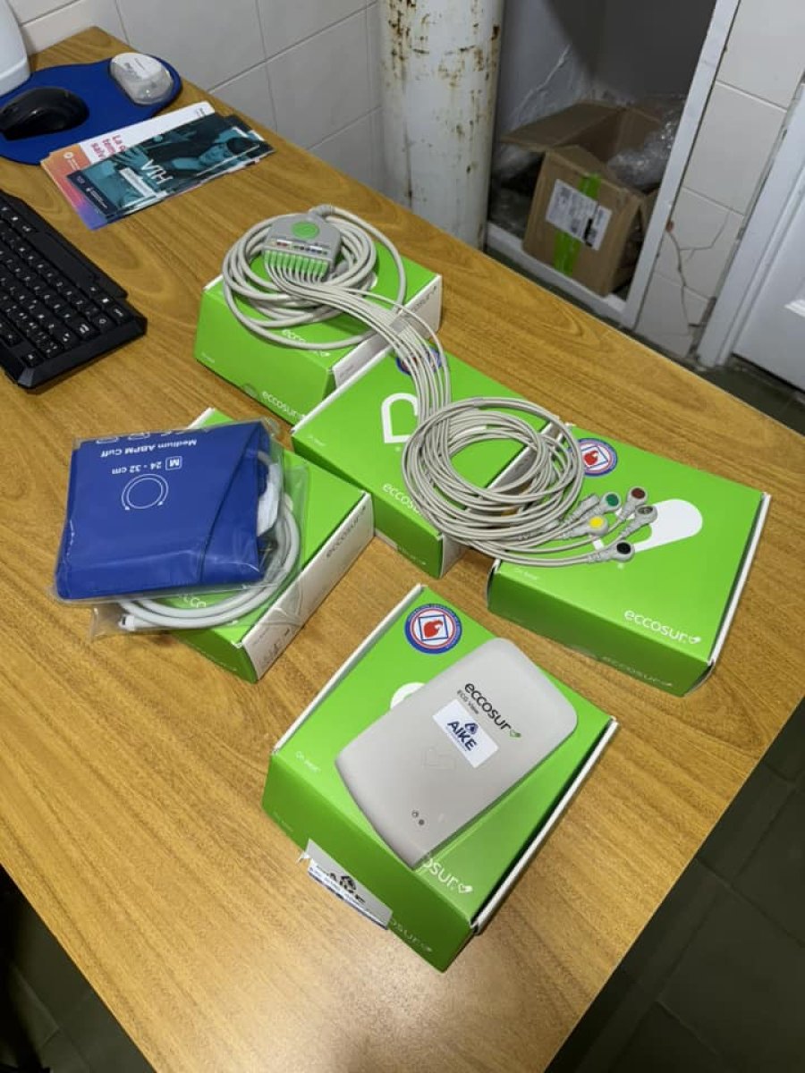 Algunos de los elementos donados.