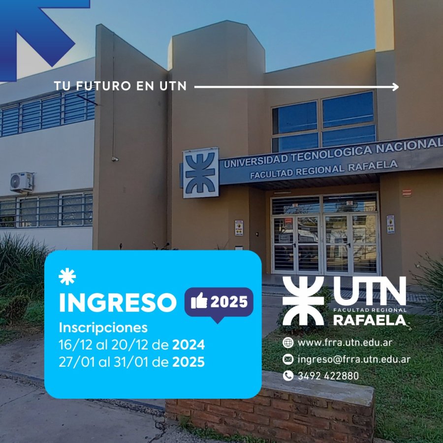 La próxima semana, la UTN abrirá las inscripciones para sus carreras de grado.
