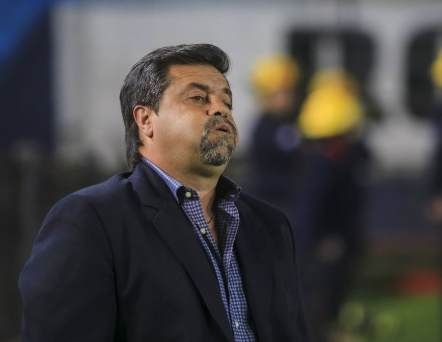 CON LOS TAPONES DE PUNTA. Volvió a apuntar contra la AFA.