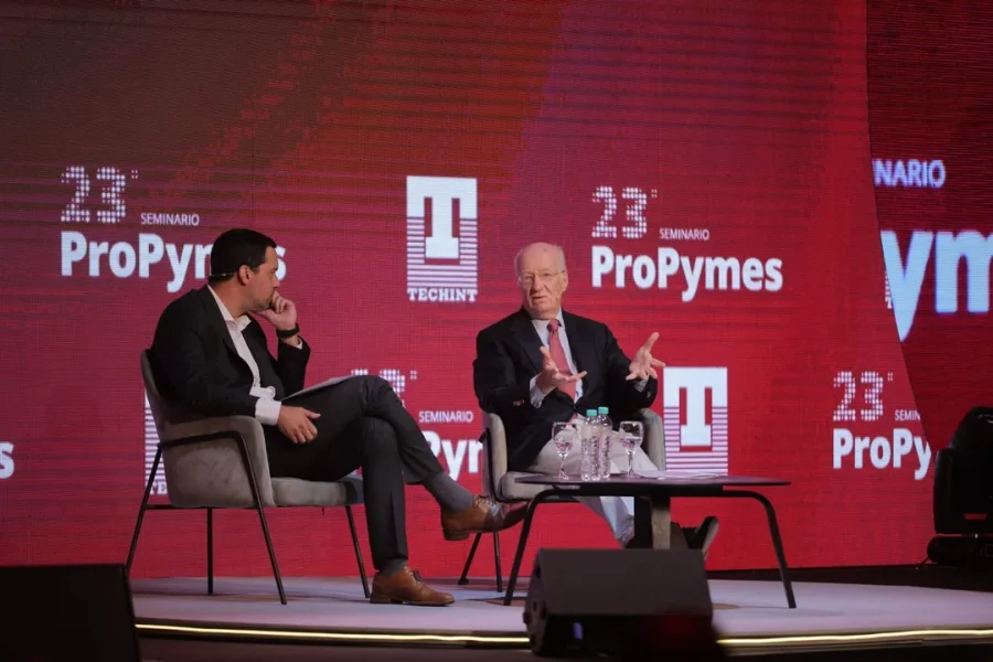 VISIÓN. Paolo Rocca al participar en ProPymes 2024.