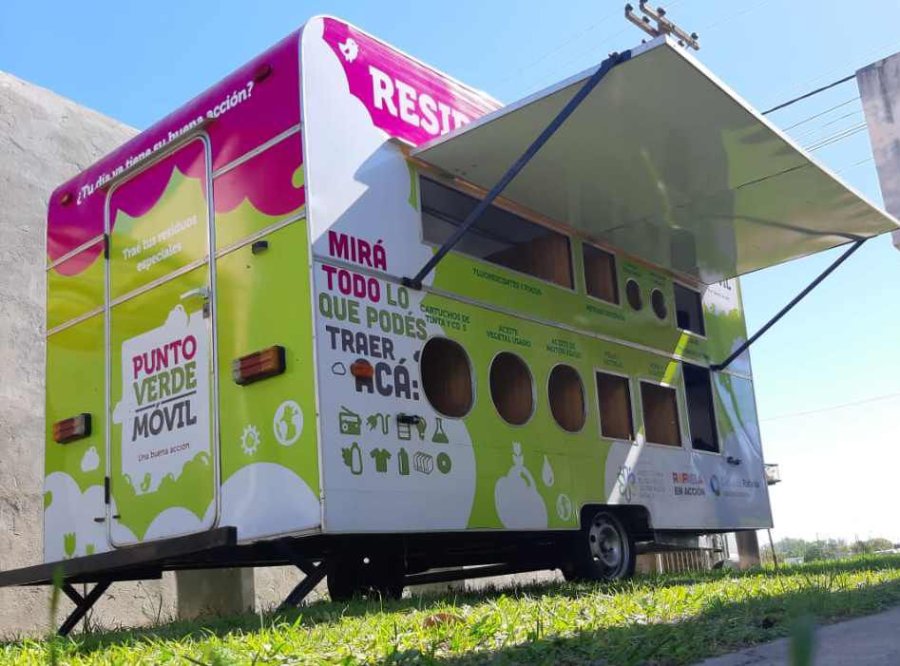 El Punto Verde M&oacute;vil es un dispositivo que recorre los barrios de la ciudad.