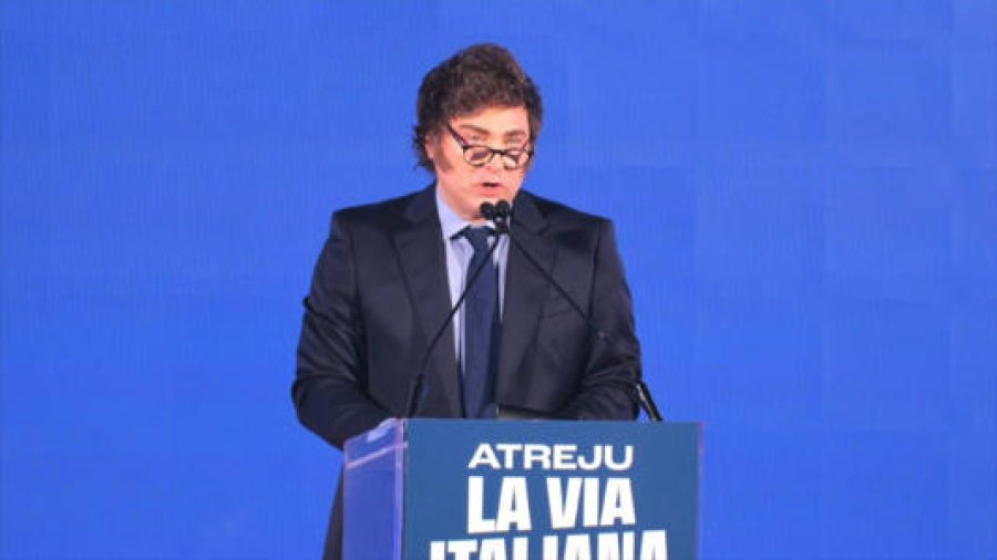 EN ITALIA. Javier Milei se refirió a sus enemigos y dijo que no tiene miedo de que lo maten.