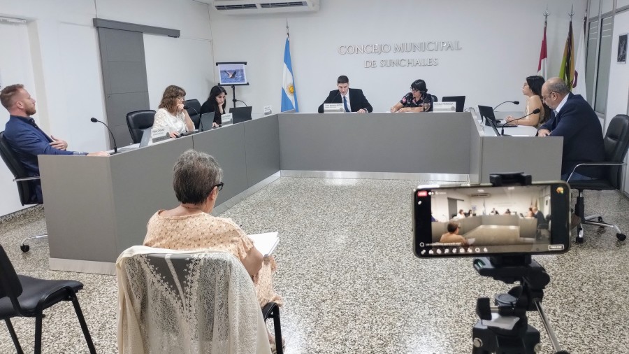 Un instante de la sesión extraordinaria del lunes.