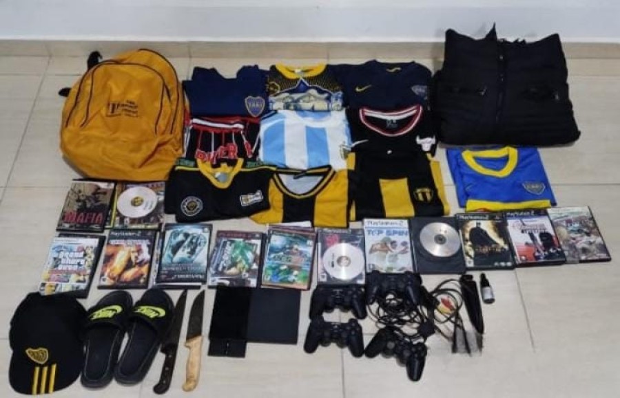 Lo robado y recuperado en una vivienda de calle Zeballos al 1000 de Sunchales.