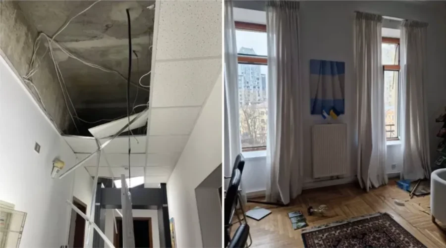 Un ataque de Rusia sobre Kiev dañó la embajada argentina en aquella capital.